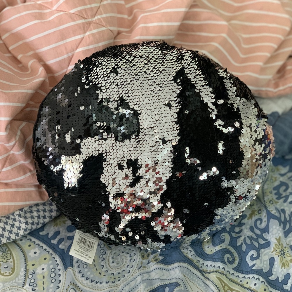 Reversible Sequin Pillow